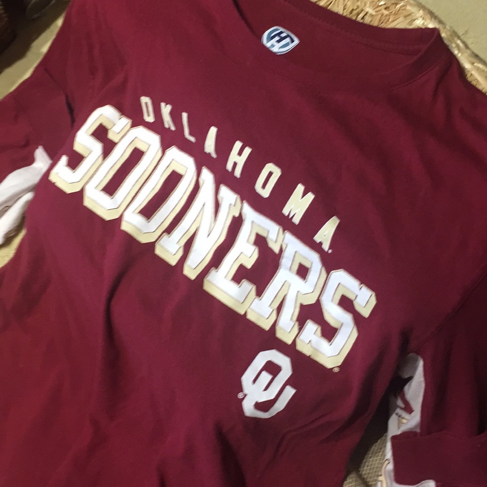 Oklahoma Sooners LS Cuffed Tee